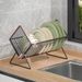 Minimalist Style Kitchen Storage Floor-standing Dish Household Water-draining Bowl Plate Draining Rack_maomaolike.com