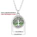 New Stainless Steel Fashion Tree Of Life Aromatherapy Necklace Essential Oil Diffuser Perfume Locket Pendant Women_maomaolike.com
