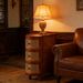 Wood End Table, 3-Drawer Side Table NightStand With 3 Rattan Drawers_maomaolike.com