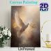 Peace Dove Painting Poster, Soft-toned Realistic Flying Dove With Olive Branch Poster, Serene Tranquil Artwork To Bring Calm Atmosphere, Ideal For_maomaolike.com
