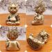Brass One Finger Wealth Ornament National Trend Zodiac King God Auspicious Office Little Dragon Retro Gift_maomaolike.com