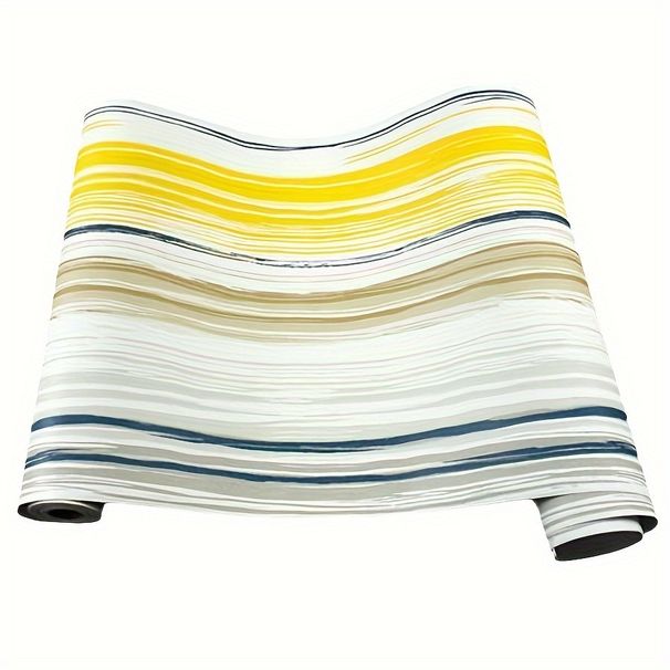 Waterproof Moisture-Proof Stickers Self-Adhesive Vertical Stripes Colorful Wood Grain Home Thickened Wall Wallpaper_maomaolike.com