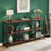 Console Table, Narrow Sofa Table With 3 Tier Storage Shelves_maomaolike.com