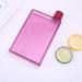 Creative Simple A6 Paper Handy Portable Plastic Square Water Bottle Cup Leisure Sports Flat Kettle Wholesale Bottle_maomaolike.com