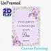 Spanish Psalm 46:10 Themed Painting Poster, Soft Watercolor Purple Iris & Greenery Poster, Serene Inspirational Verse Decor Ideal For Home, Prayer_maomaolike.com