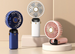 2026 New Handheld Fan USB Rechargeable Small Portable Mini Dormitory Desktop Silent Gift Five-Speed Adjustment_maomaolike.com