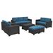 10 Piece PE Rattan Patio Furniture Set, Sectional Sofa Set, Outdoor Patio Furniture Set With Cushions & Tempered Glass Coffee Table_maomaolike.com
