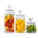 Glass Candy With Heart Shaped Lid Coffee Jar Dried Fruit Kitchen Supplies Food Storage Containers_maomaolike.com