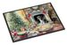 Schnauzer Christmas Cookies Doormat Front Door Mat Indoor Outdoor Rugs For Entryway, Non Slip Washable Low Pile, 24H X 36W_maomaolike.com