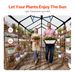 VEVOR Polycarbonate Greenhouse 8 X 10 Ft Outdoor Walk-in Greenhouse For Garden_maomaolike.com