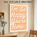 Warm Welcome Quote Painting Poster, Soft Peach-toned Retro Typographic Poster, Uplifting Heartfelt Message, Ideal For Living Room, Entryway And Cozy_maomaolike.com