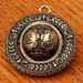Brass Fortune Globe Rotating Vintage Creative Car Keychain Pendant Bell Hanging Ornament Street Stall Small Item_maomaolike.com