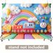 Train Themed Birthday Party Banner - 2D Flat Polyester Backdrop, Wall Hanging Photo Props, Party Decor_maomaolike.com
