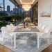 Rectangular Dining Table, 78 Inch Long Kitchen Table For 6-8 People_maomaolike.com