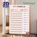 100lb Weight Loss Tracker Painting Poster, Soft-toned Pastel Weight Loss Tracking Chart Poster, Practical Tool To Record Weight Loss Progress And Set_maomaolike.com