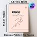 Running Themed Painting Poster, Minimalist Line Art & Typography Poster, Featuring "Running Is My Therapy" Quote, Ideal For Gym, Home Wall Decor_maomaolike.com