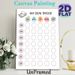 Islamic Salah Tracker Painting Poster, Pastel-colored Cute Illustrated Poster, Weekly Prayer Tracking Chart To Monitor Daily Salah Routines, Suitable_maomaolike.com