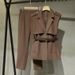 Women's Clothing women's temperament suits women's new professional formal wear sleeveless suit collar jacket two piece suit_maomaolike.com