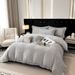 Milk Four-Piece Set Thickened Warm Carved Coral Velvet Autumn Winter Bedding Light Luxury Simple Solid Color Duvet Cover Wholesale_maomaolike.com