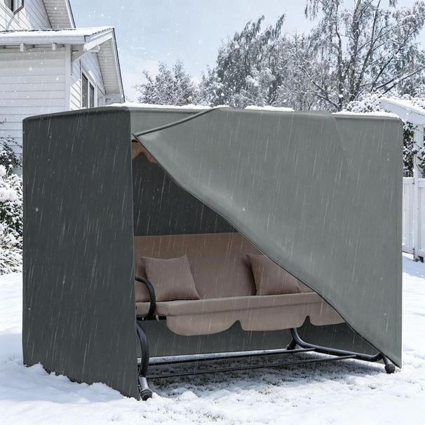 81" X 49" X 65" Outdoor Patio Hammock Porch Swing Cover With UV, Water, & Dust Fighting Material_maomaolike.com