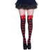 Unisex Stockings Halloween stockings for ladies long bow over the knee printed skull stockings_maomaolike.com