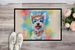 Westie Hippie Dawg Doormat Front Door Mat Indoor Outdoor Rugs For Entryway, Non Slip Washable Low Pile, 24H X 36W_maomaolike.com