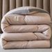 New Japanese Style 3D Winter Spring Autumn Washed Cotton Thickened Warm Synthetic Fiber Core Gift Quilt Wholesale_maomaolike.com