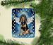 Black And Tan Coonhound My Angel Porcelain Ornament Christmas Tree Hanging Decorations For Home Christmas Holiday, Rectangle, Gift, Multicolor_maomaolike.com