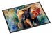 Elephant Doormat Front Door Mat Indoor Outdoor Rugs For Entryway, Non Slip Washable Low Pile, 24H X 36W_maomaolike.com