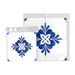 Blue Patterned Imitation Tile For Home Bathroom Decoration, Self-adhesive PVC Waterproof Floor St, Frosted Wall_maomaolike.com