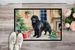 Newfoundland Cozy Christmas Doormat Front Door Mat Indoor Outdoor Rugs For Entryway, Non Slip Washable Low Pile, 24H X 36W_maomaolike.com