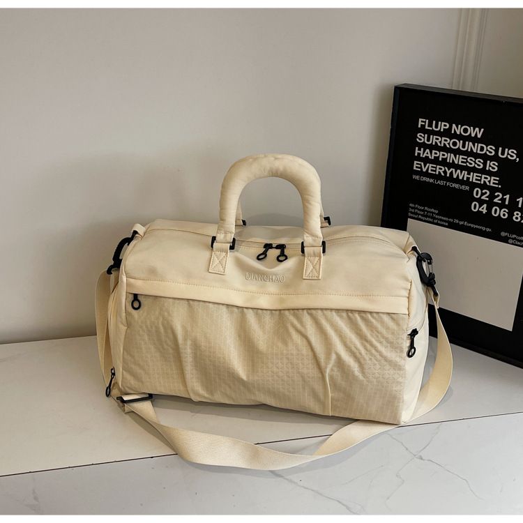 2026 New Cross-Border Fitness Bag, Large Capacity, Wet And Dry Separation, Outdoor Leisure Sports With Independent Shoe Compartmen_maomaolike.com
