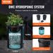 VEVOR DWC Hydroponics Grow System, Hydroponic Growing System With Top Drip Kit, Deep Water Culture 5-Gallon 2 Buckets, With Air Pump, Air Stones And Water Level Device For Leafy Vegetables_maomaolike.com