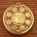 Brass Ancient Handmade Casting Collection National Style Art Hollow Fortune Pendant Necklace Without Hanging Rope_maomaolike.com
