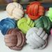 Wool Ball Pillow Three Strand Rope Knotted Ball Pillow Hand Woven Velvet Pillow Cushion Knot Bay Window Cushion_maomaolike.com