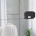 SOGA 2X 160mm Wall-Mounted Clothes Line Dry Rack Foldable Hanger Black_maomaolike.com