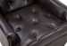 Leather Armchair With Rivet Decoration Single Sofa Accent Chair For Living Room-Brown_maomaolike.com
