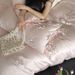 2026 Spring New !Sweet Storm! 100S Egyptian Long-Staple Embroidered Four-Piece Set Pure Cotton Bed Sheet Duvet Cover High-End Bedding_maomaolike.com