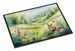 Rabbit Springtime Meadow Doormat Front Door Mat Indoor Outdoor Rugs For Entryway, Non Slip Washable Low Pile, 24H X 36W_maomaolike.com