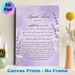 Ayatul Kursi Quran Verse Painting Poster, Soft Watercolor Lavender Accent Poster, Bilingual Religious Text Decor Ideal For Home, Prayer Space_maomaolike.com