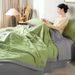Washed Summer Blanket - 100% Cotton Lightweight Comforter For Air-Conditioned Rooms_maomaolike.com