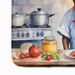 Staffordshire Bull Terrier The Chef Memory Foam Kitchen Mat Machine Washable Anti-Fatigue Mat Cushion Comfort Bath Mat Or Kitchen Rug_maomaolike.com