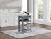 Mobile Rolling Kitchen Island Trolley Serving Cart With Underneath Drawer & Slide-Out Wire Storage Basket_maomaolike.com