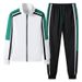 Men's Clothing Spring and Autumn Men's New Casual Sports Suit Youth Fashion Stand Collar Cardigan Two piece Jacket Men_maomaolike.com