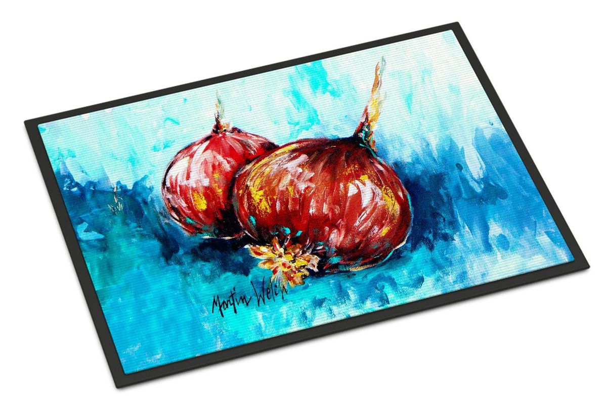 Onion Funions Doormat Front Door Mat Indoor Outdoor Rugs For Entryway, Non Slip Washable Low Pile, 24H X 36W_maomaolike.com
