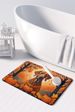 Rhodesian Ridgeback Fall Memory Foam Kitchen Mat Machine Washable Anti-Fatigue Mat Cushion Comfort Bath Mat Or Kitchen Rug_maomaolike.com