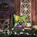 Pug King Of Mardi Gras Throw Pillow Machine Washable, Indoor Outdoor Decorative Pillow For Couch, Bed Or Patio, 14Hx14W_maomaolike.com