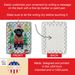 Pug Christmas Porcelain Ornament Christmas Tree Hanging Decorations For Home Christmas Holiday, Rectangle, Gift, Multicolor_maomaolike.com