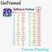 Suffixes & Prefixes English Grammar Painting Poster, Clear-structured Color-coded Grammar Guide Poster, Practical Vocabulary Learning Reference Ideal_maomaolike.com
