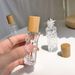 10ml Portable Thick Glass Roller Essential Oil Perfume Refillable Rollerball Vial Travel Roll On Bottles Vials_maomaolike.com